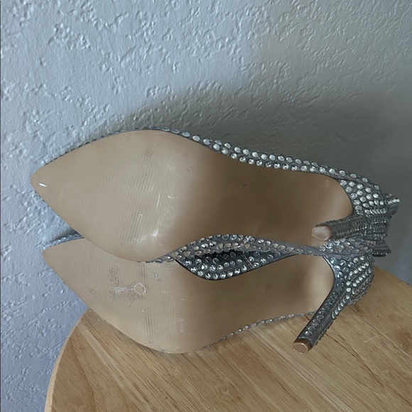 Steve Madden Winnings Rhinestone Heeled Booties - Picture 6 of 7